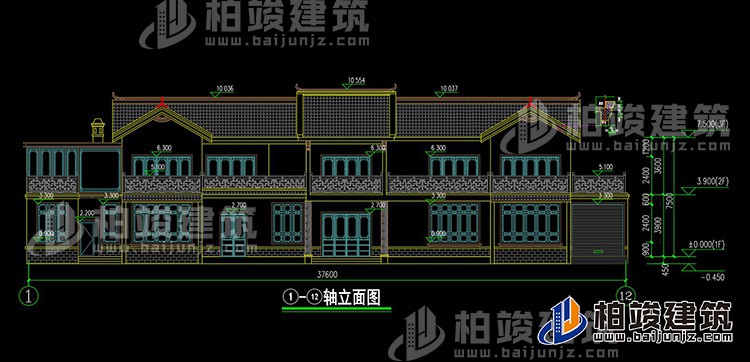 正立面图